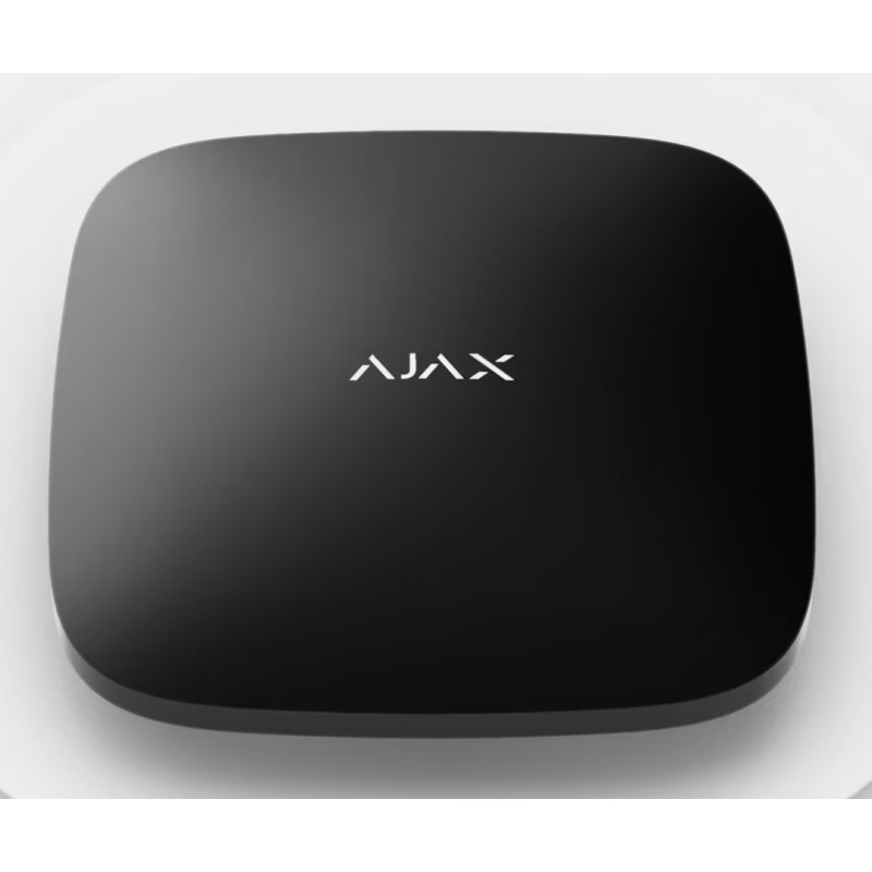 Belaidė apsaugos centralė Ajax Hub 2 (4G) Jeweller RJ45Dual-SIM 2G / 3G / LTE IP20 juoda
