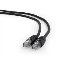 Jungiamasis kabelis CAT6 UTP 0.25M / PP6U-0.25M / BK GEMBIRD
