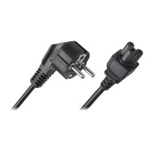 Laptop power cable (cloverleaf), 1.5m, 3x0.75mm