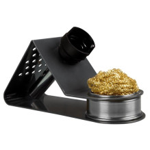 A universal soldering iron holder with sponge ensures precision and reliability for all projects.