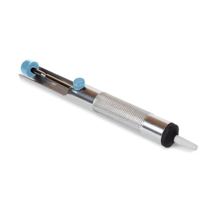 High-performance soldering pump, manual, with Teflon tip, diameter 20mm.