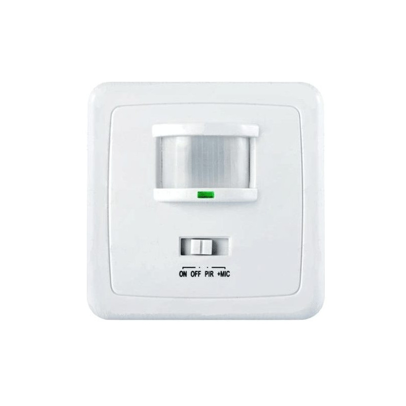 PIR wall motion and sound sensor + microphone MCE18