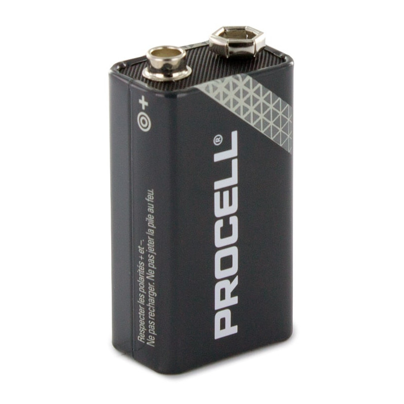 6LR61 9V baterija 9V Duracell Procell INDUSTRIAL serijos šarminė PC1604 1 vnt.