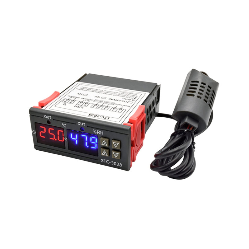 Thermostat with humidity control 230V STC-3028