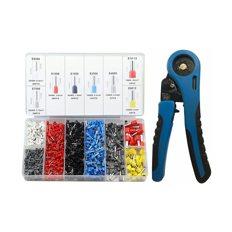 Insulated cable lug set with pliers up to 10 mm, E6223