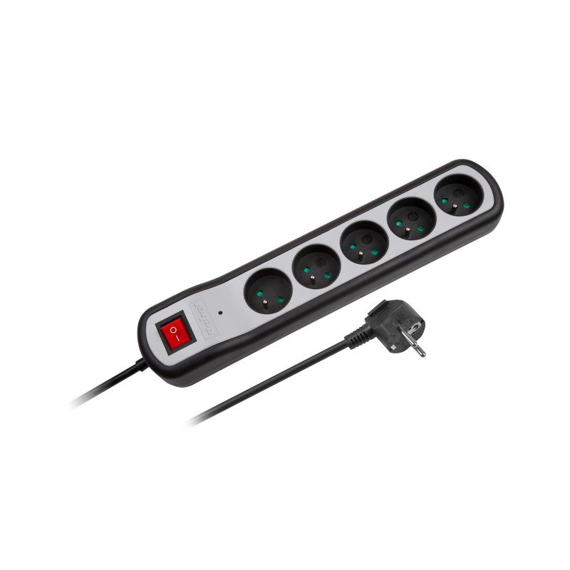 Electrical Extension Cord 5 sockets with switch 1.5m, 3x1.5 mm
