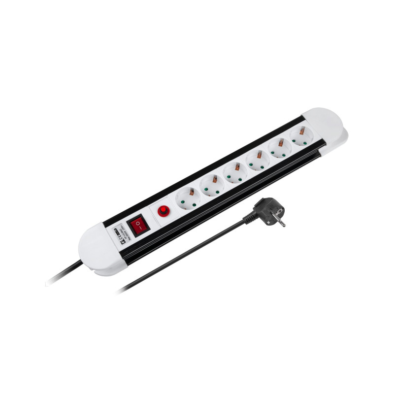 Electrical Extension Cord 6 Sockets with Switch 5m