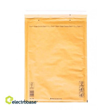 Padded envelope with bubble wrap I / 19, 320x455+50 (300x445)mm, yellow