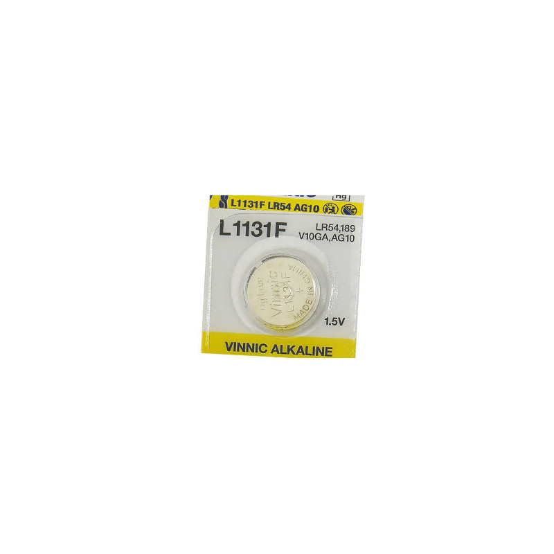 G10 baterija Vinnic Alkaline LR1130 / 189 be pakuotės 1 vnt.