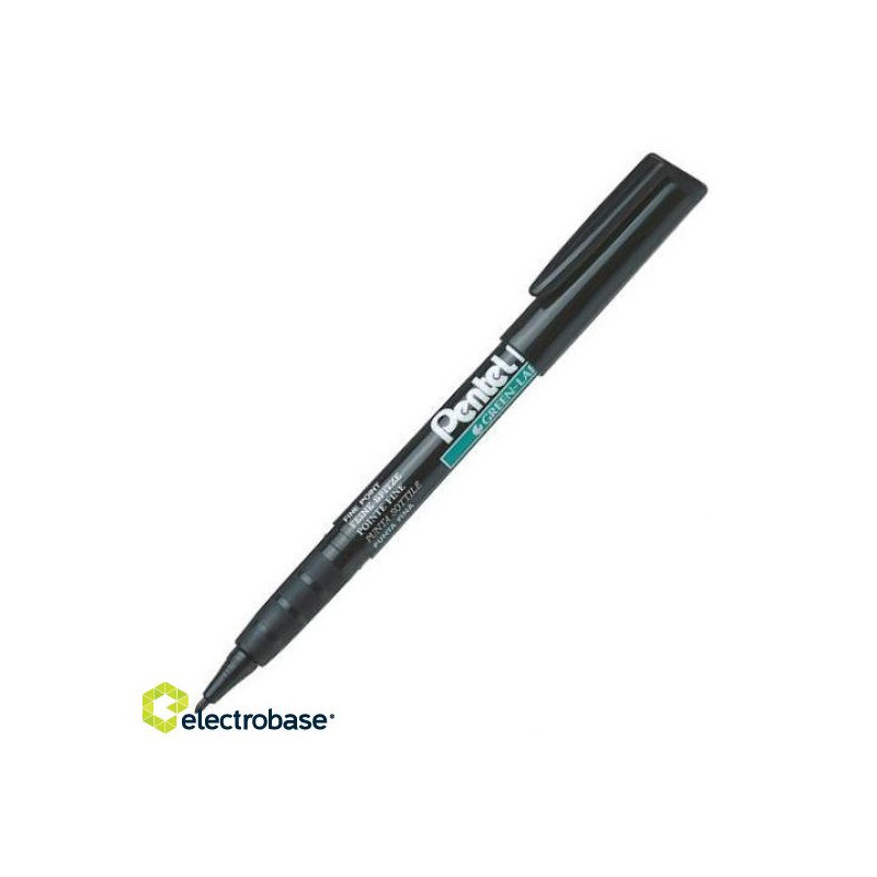 Permanent marker Pentel NMS-50, black, 2.0mm, conical