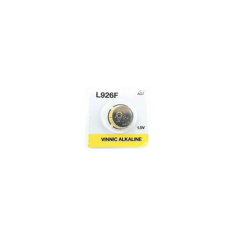 G7 battery Vinnic Alkaline LR926 / SR926 / 399 without packaging 1 pc.