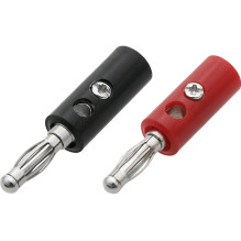 Banana plug with screw...