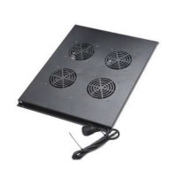 Roof type fan block / 4 fans / 19\' / 1000mm, BLACK