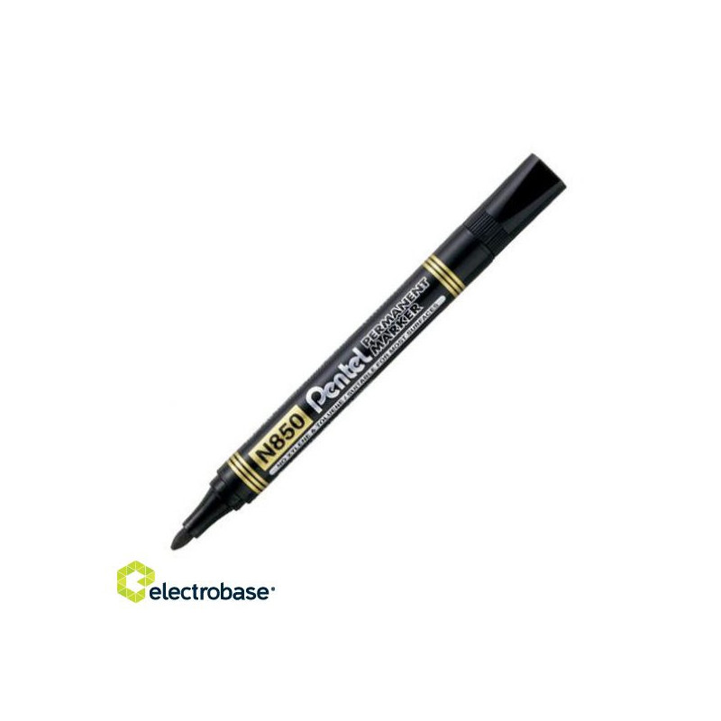 Permanent marker Pentel N850, black, 4.2mm, conical