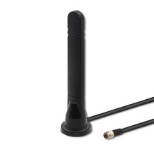 4G LTE antena su magnetiniu pagrindu, 5 dBi, įvairiakryptė, skirta naudoti patalpose, 600–2700 MHz, SMA, 3 m