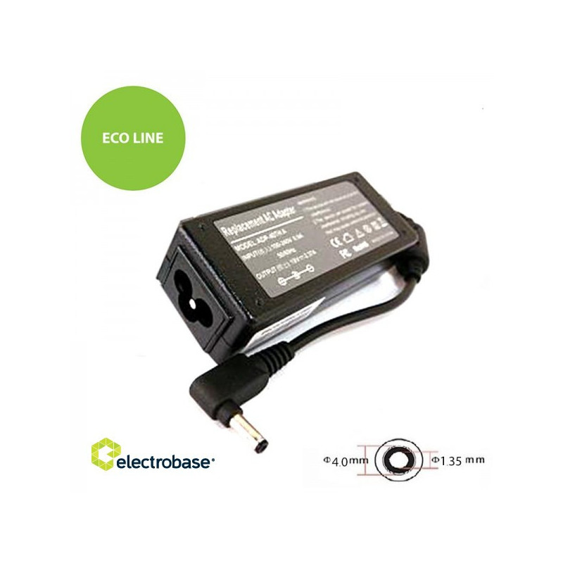 Laptop Power Adapter ASUS 45W: 19V, 2.37A