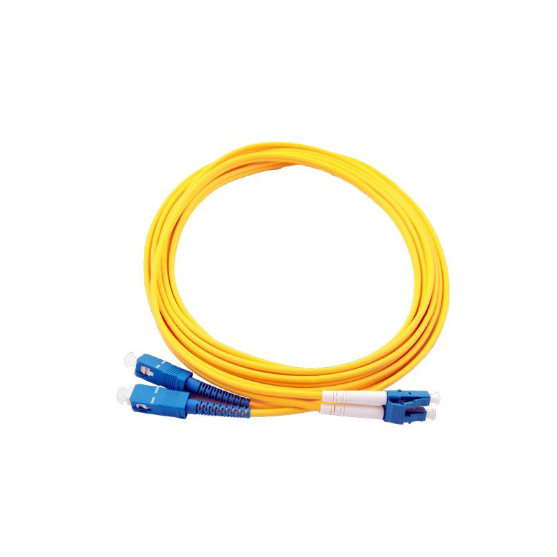 SC-LC jungiamasis laidas / dvipusis / SM / 0,5 m LSZH