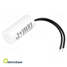 Capacitor: motor, run 0.68uF 450V ¨20x42mm -25÷70°C ±10%
