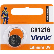 CR1216 baterijas 3V Vinnic...