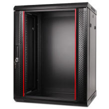 15U 19\'\' Wall Mounted Cabinet / 600 x 450 x 768mm / Black / Unassembled