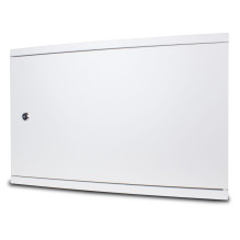 3U 19\'\' prie sienos montuojama spintelė CCTV, SIGNALIZACIJA, IT / 540x350x180mm / Pilka / Surinkta