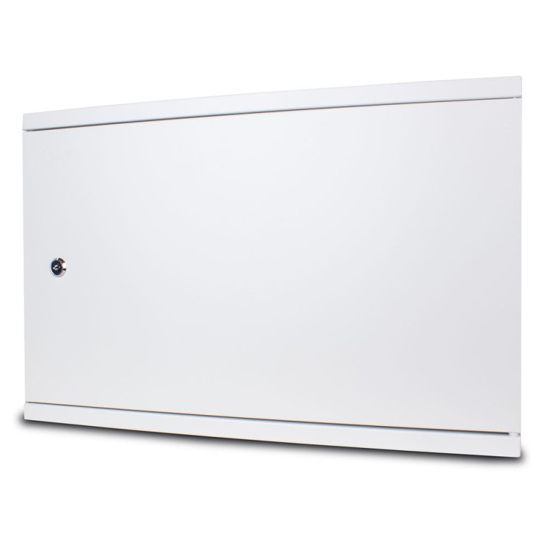 3U 19\'\' prie sienos montuojama spintelė CCTV, SIGNALIZACIJA, IT / 540x350x180mm / Pilka / Surinkta