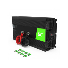 Green Cell Power Inverter 12V to 230V 1500W / 3000W Modified sine wave