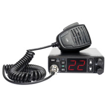 Escort HP 5500 CB radio, multi-standard, 4W, AM-FM, 12V / 24V, ASQ, RF Gain