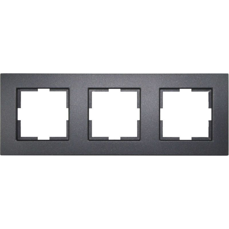 Frame 3-seater black Karre NOVELLA Viko by Panasonic