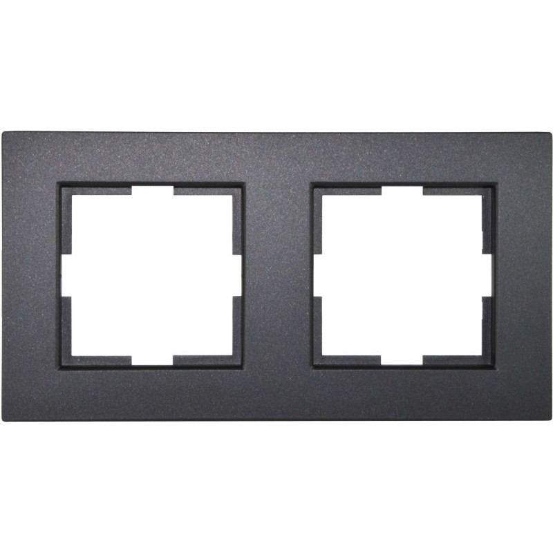 Frame 2-seater black Karre NOVELLA Viko by Panasonic