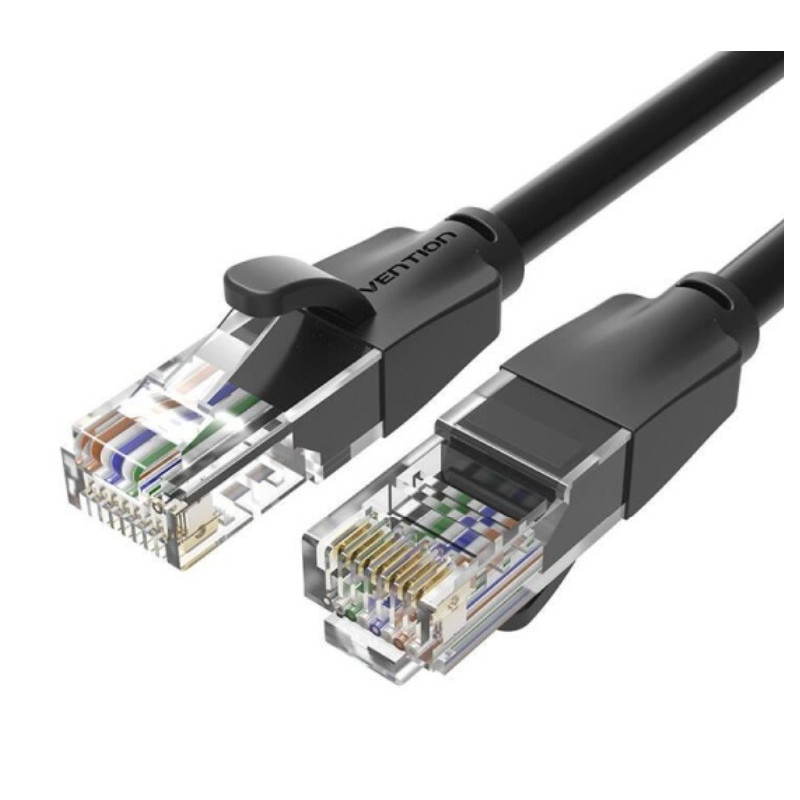 Patch cord UTP CAT6 Vention IBEBN RJ45 Ethernet 1000Mbps 15m, Black