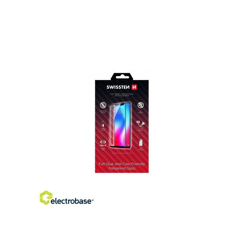 Swissten Full Face Tempered Glass Screen Protector for Apple iPhone 15 Pro Max