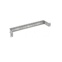 19\'\' 1U DIN rail, for circuit breakers etc. DIN mounting devices, gray