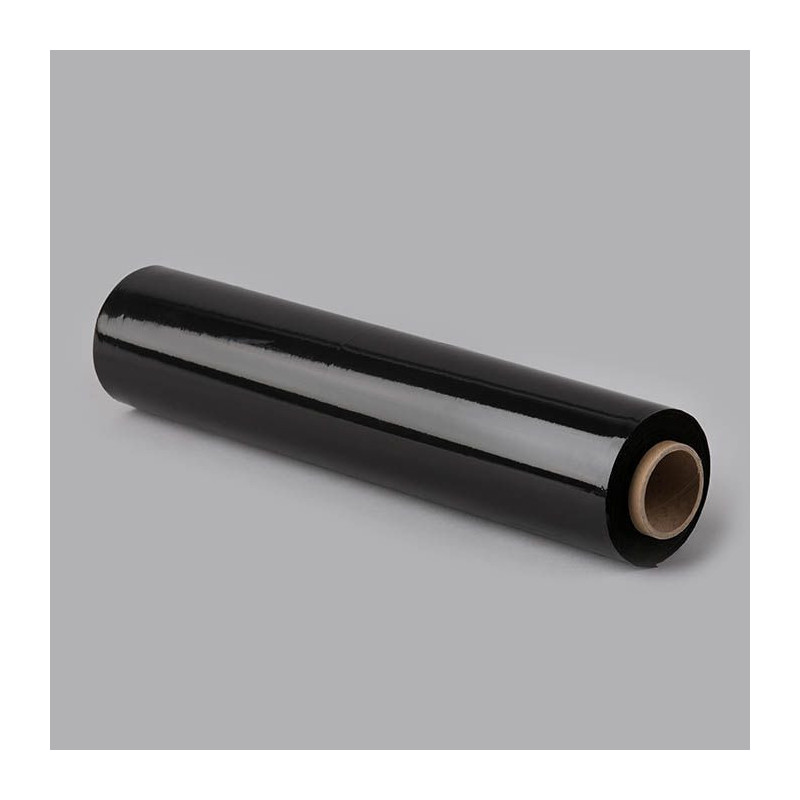 Pallet wrap film, 45cm 200m 17µm, black