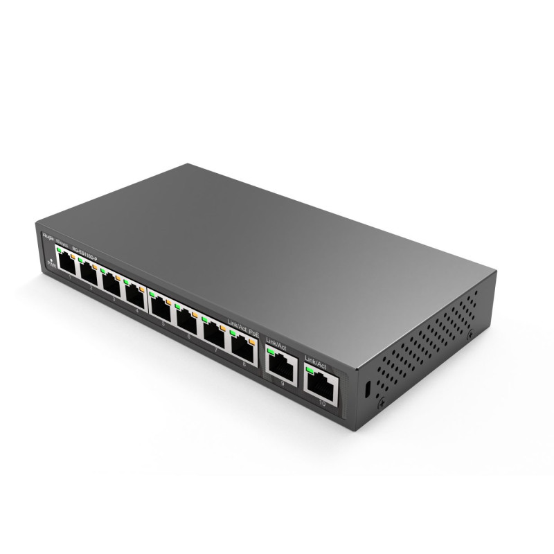 PoE Switch 8FE(PoE)+2GE(Uplink) (PoE 110W)
