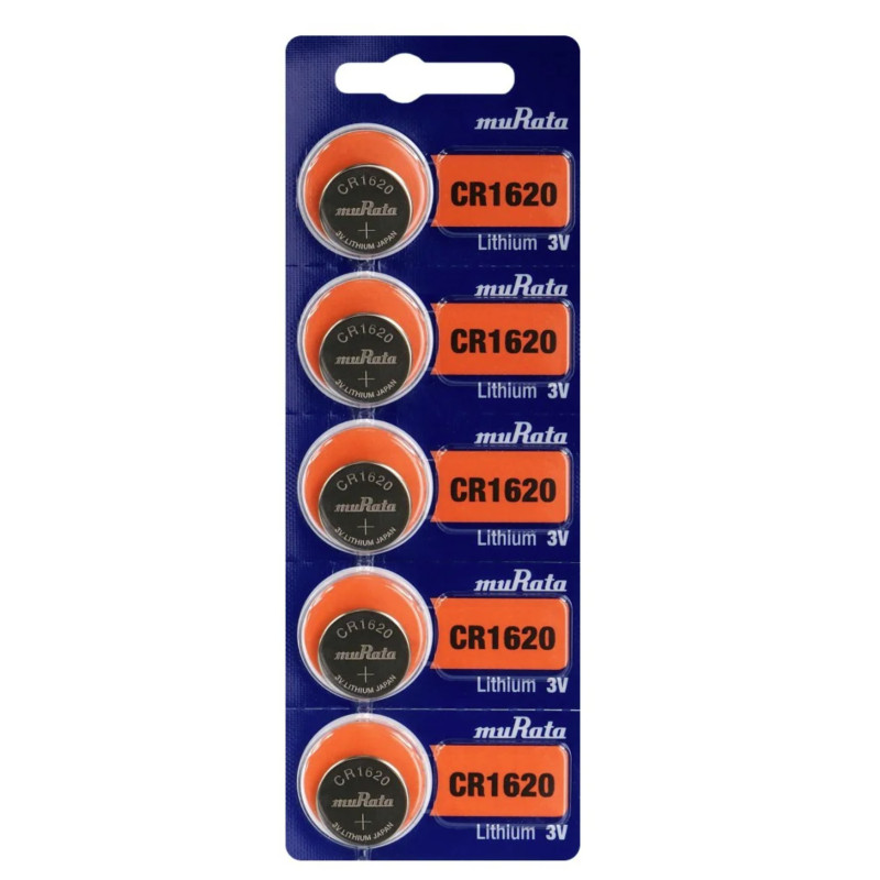 CR1620 batteries 3V Murata-Sony lithium CR1620 pack of 1 pc.