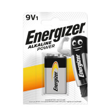 Energizer Alkaline Power Alkaline Battery 9V B1