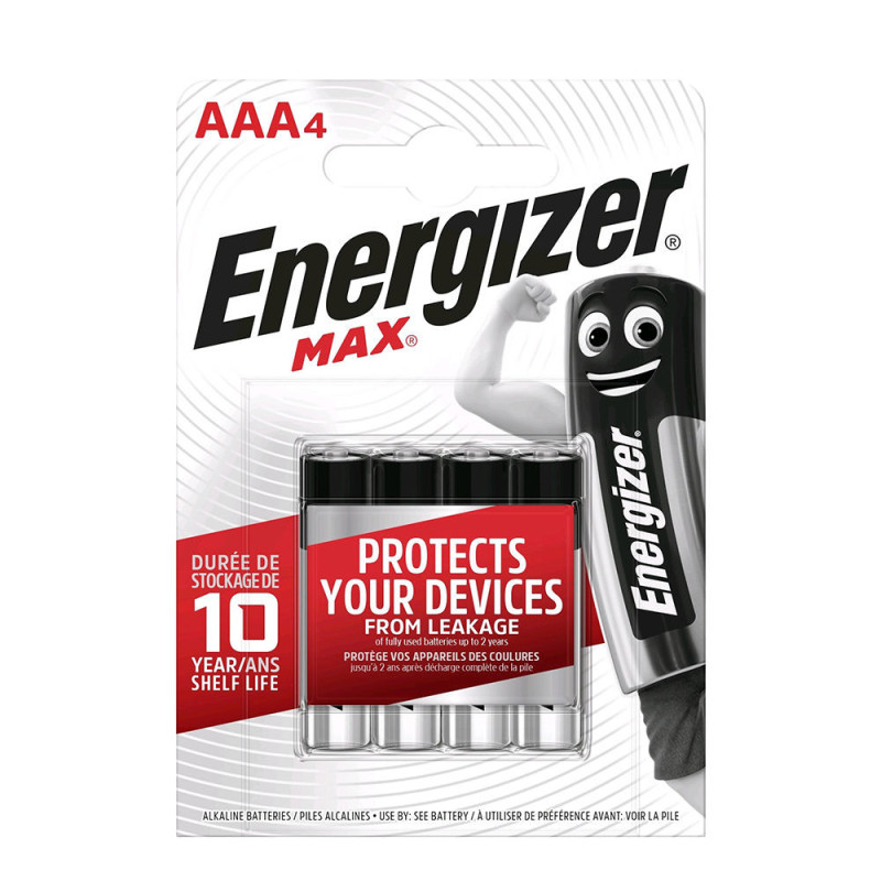 Energizer Max Alkaline Battery AAA B4