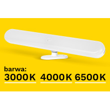 Pasukama LED lempa su judesio jutikliu, 92 šviesos diodai, 90 lm, 3 spalvos, USB įkrovimas, 800 mAh baterija