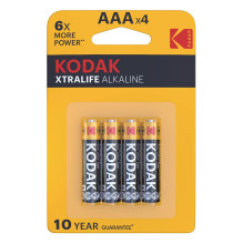 Kodak Xtralife Alkaline Battery AAA (1.5V) B4, Price for 2 pcs