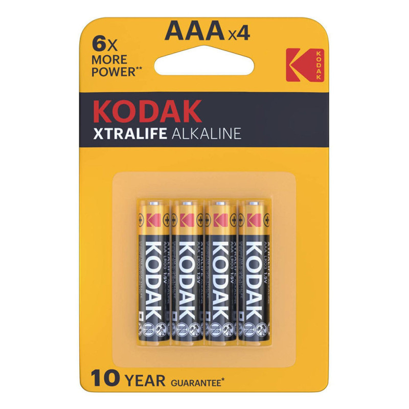 Kodak Xtralife Alkaline Battery AAA (1.5V) B4, Price for 2 pcs