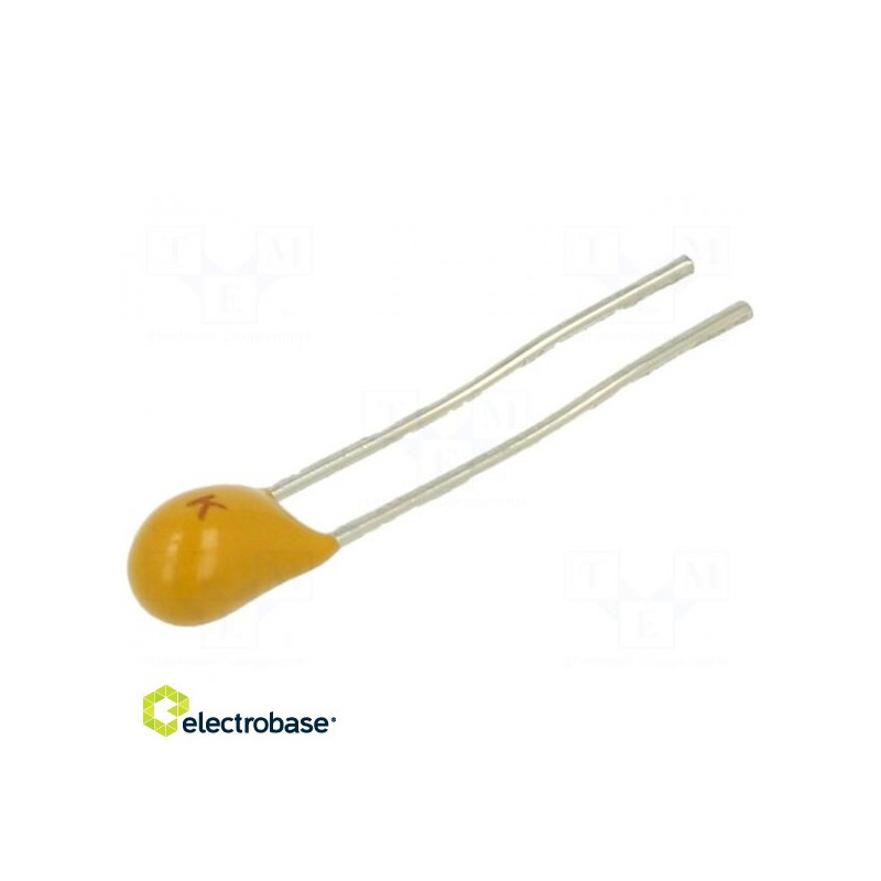 Kondensatorius: tantalas 33uF 16VDC THT ±10% -55÷125°C 2.5mm