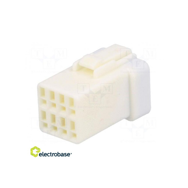 Kištukas, laidas-laidas / PCB lizdas, JWPF, 2 mm, kontaktai: 8 be kontaktų, 100 V