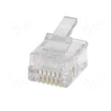 Plug, RJ12, PIN: 6, Layout: 6p6c, IDC, crimped