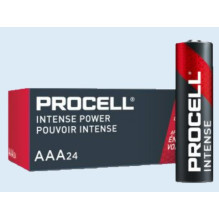 AAA / LR03 baterijos 1,5 V „Duracell Procell INTENSE POWER“ serijos šarminės, didelės srovės, įsk. 10 vnt.