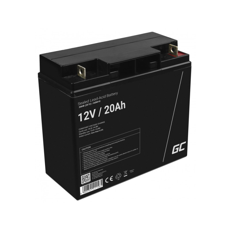 Green Cell AGM Sealed Battery 12V 20Ah