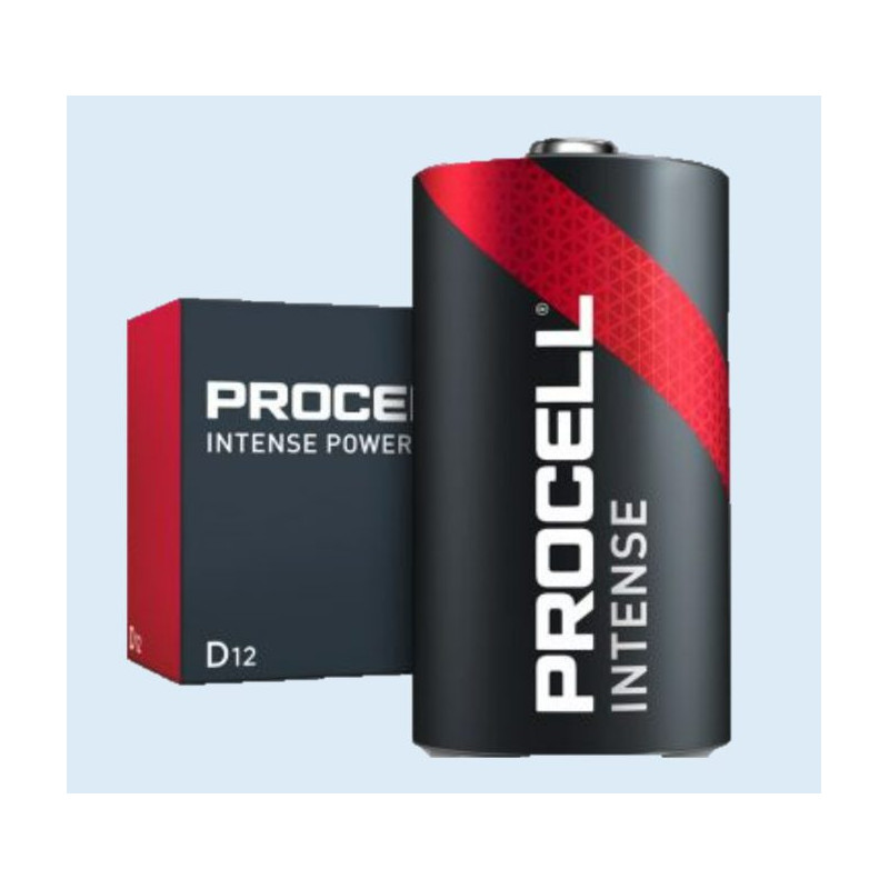 D battery 1.5V Duracell Procell INTENSE POWER series Alkaline High drain incl. 10 pcs.