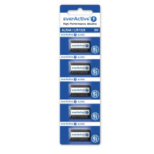 4LR44 baterijos „everActive Alkaline 544A / L1325F“ pakuotėje po 5 vnt.