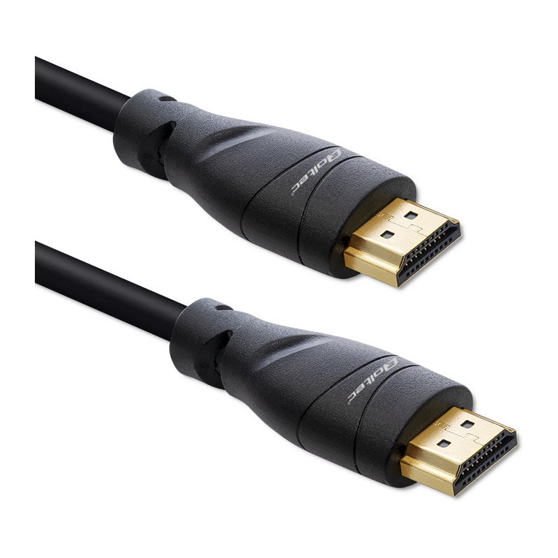 Qoltec 50353 HDMI v2.1 Cable Ultra high speed 8K , 60Hz , 26AWG , GOLD , 5m