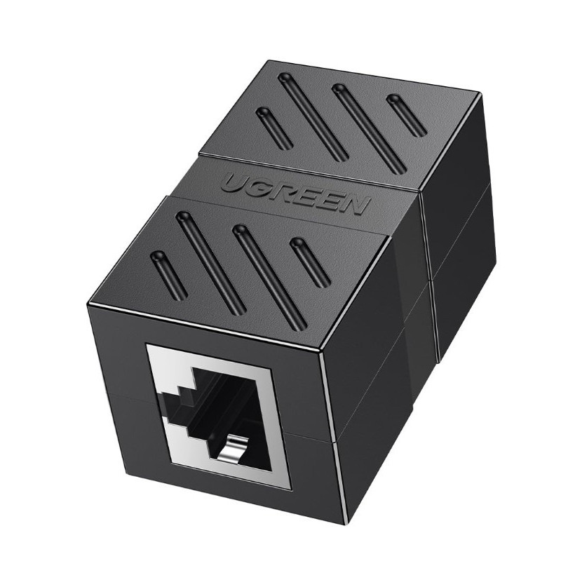 CAT7 / CAT6A / CAT6 / CAT5E linijinis jungties adapteris, 2xRJ45, 10Gbps, šakotuvas, Ugreen